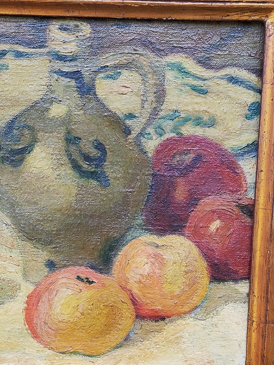 Charles Théodore Bichet 1863-1929 School Of Crozant (alluaud Jouhaud Limoges Berry)-photo-3