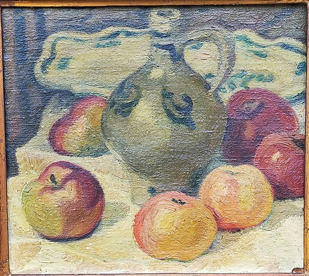 Charles Théodore Bichet 1863-1929 School Of Crozant (alluaud Jouhaud Limoges Berry)-photo-4