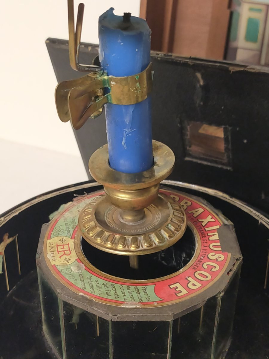 Praxinoscope-théâtre Ancien Signed émile Reynaud – Paris – Late 19th Century-photo-5