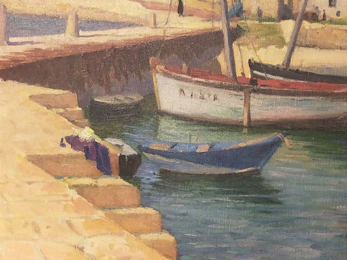 Charles Pérron Port en bretagne (guilvinec audierne pont aven doelan concarneau breton-photo-3