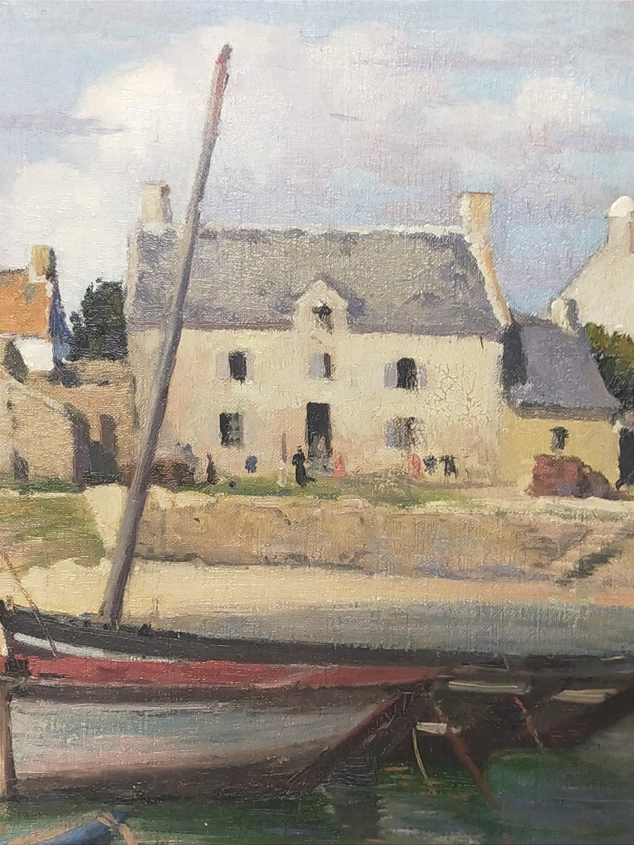 Charles Pérron Port en bretagne (guilvinec audierne pont aven doelan concarneau breton-photo-1