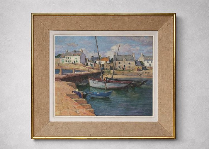 Charles Pérron Port en bretagne (guilvinec audierne pont aven doelan concarneau breton-photo-3