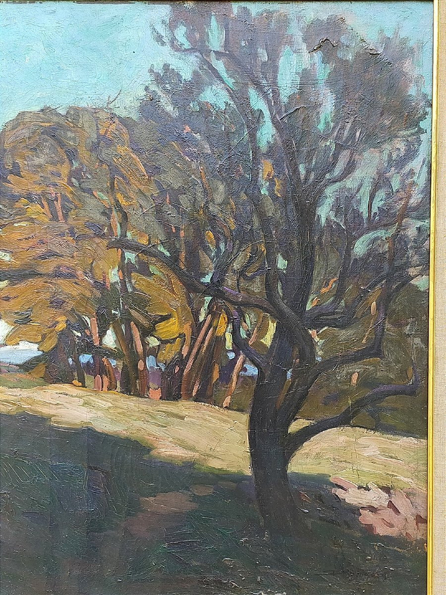 édouard Bourgeois Debourg (1880-1939) Crozant School (limousin Creuse Gargilesse)-photo-2