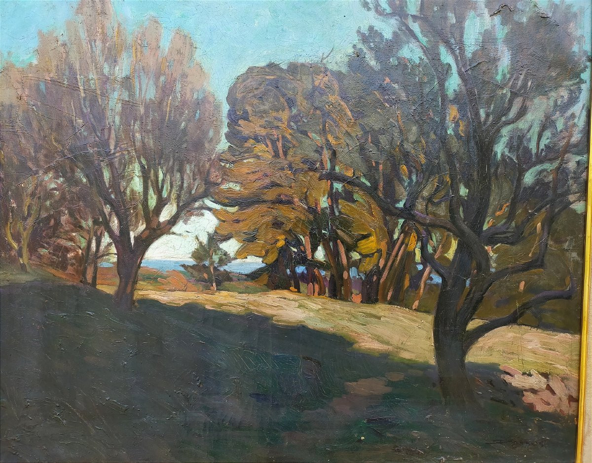 édouard Bourgeois Debourg (1880-1939) Crozant School (limousin Creuse Gargilesse)-photo-2