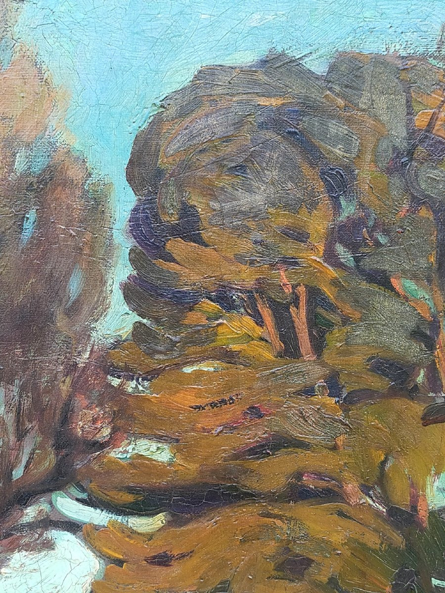 édouard Bourgeois Debourg (1880-1939) Crozant School (limousin Creuse Gargilesse)-photo-3