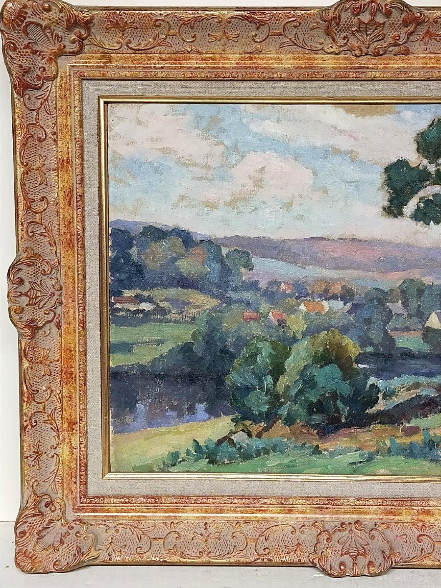  Albert Joseph (1868&ndash;1952) &ndash; &Eacute;cole de Crozant  Environs d&rsquo;Eymoutiers ( Haute Vienne,Limousin )-photo-2