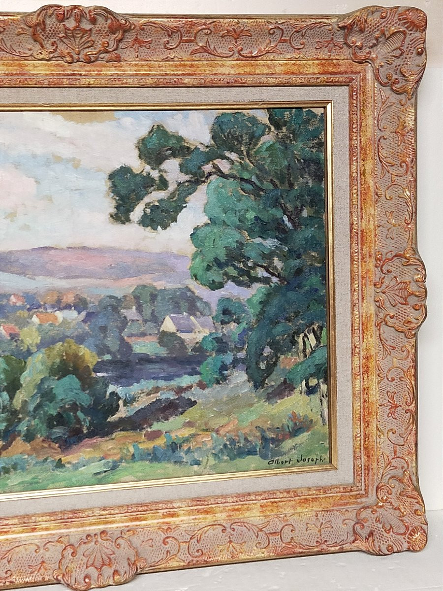  Albert Joseph (1868&ndash;1952) &ndash; &Eacute;cole de Crozant  Environs d&rsquo;Eymoutiers ( Haute Vienne,Limousin )-photo-3