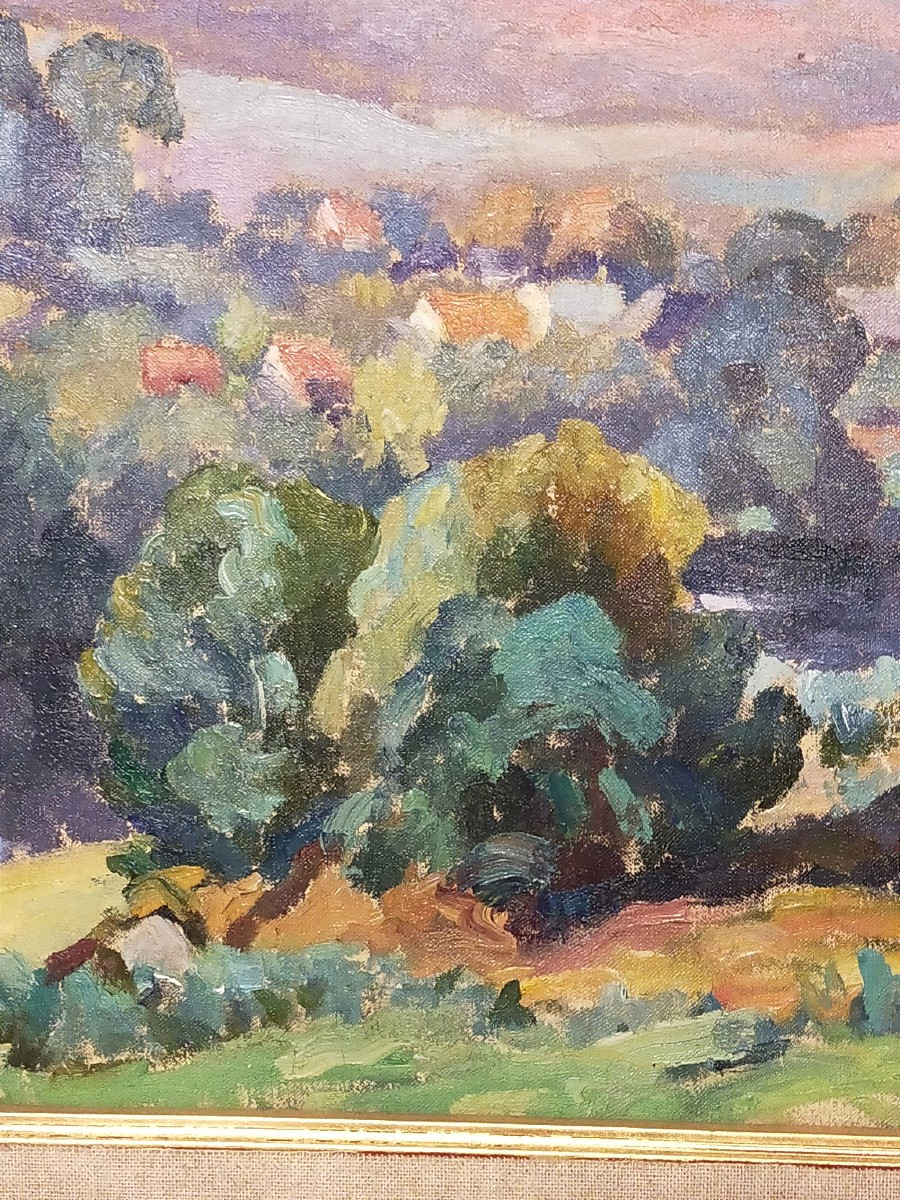  Albert Joseph (1868&ndash;1952) &ndash; &Eacute;cole de Crozant  Environs d&rsquo;Eymoutiers ( Haute Vienne,Limousin )-photo-1