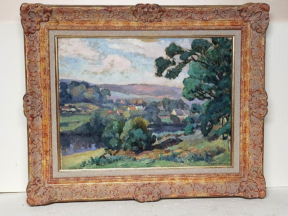  Albert Joseph (1868&ndash;1952) &ndash; &Eacute;cole de Crozant  Environs d&rsquo;Eymoutiers ( Haute Vienne,Limousin )