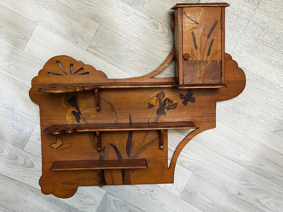 &Eacute;tag&egrave;re murale  &Eacute;mile Gall&eacute; &ndash; Art nouveau  &Eacute;cole de Nancy-photo-4