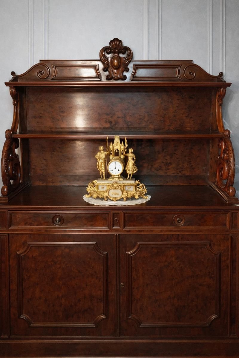 Two-door Mahogany Sideboard (dresser/china Cabinet)-photo-3