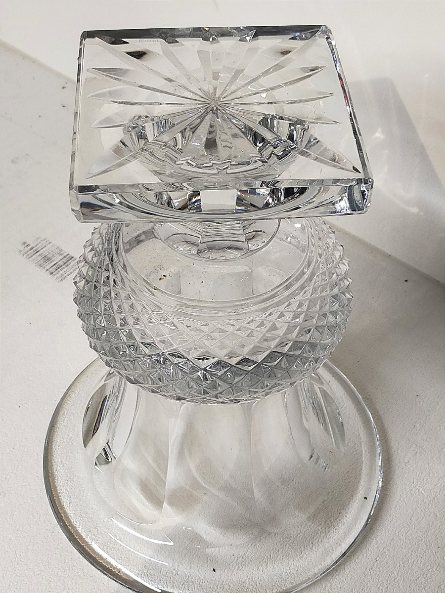 Saint Louis Grande Paire de vases Médicis versaille -photo-3