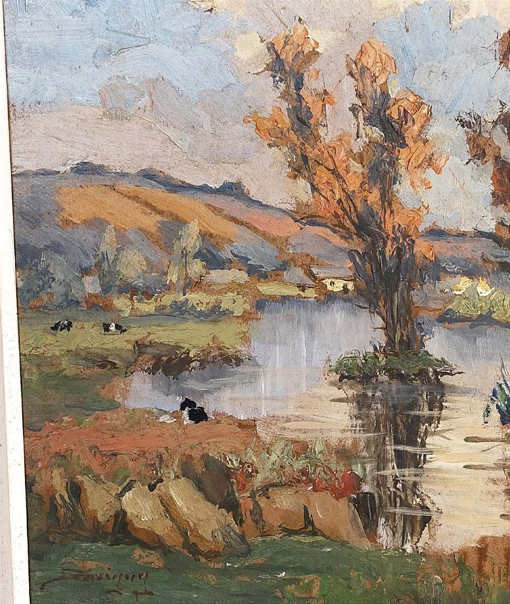 Jean-paul Savigny (1933–2001) l'Aven At Pont Aven-photo-3