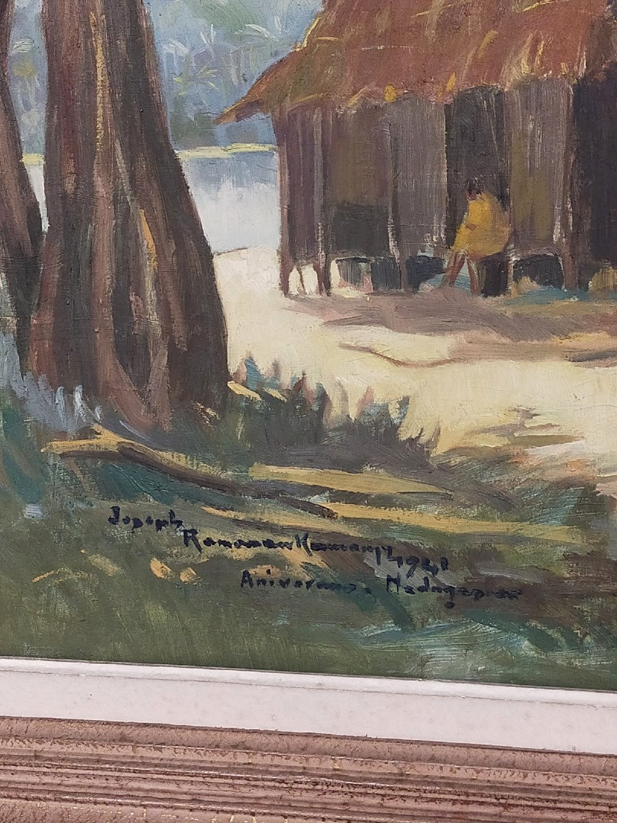 Ramanankamonjy Joseph (1898–1984) Scene Of Malagasy Life Madagascar Anivorano-photo-4