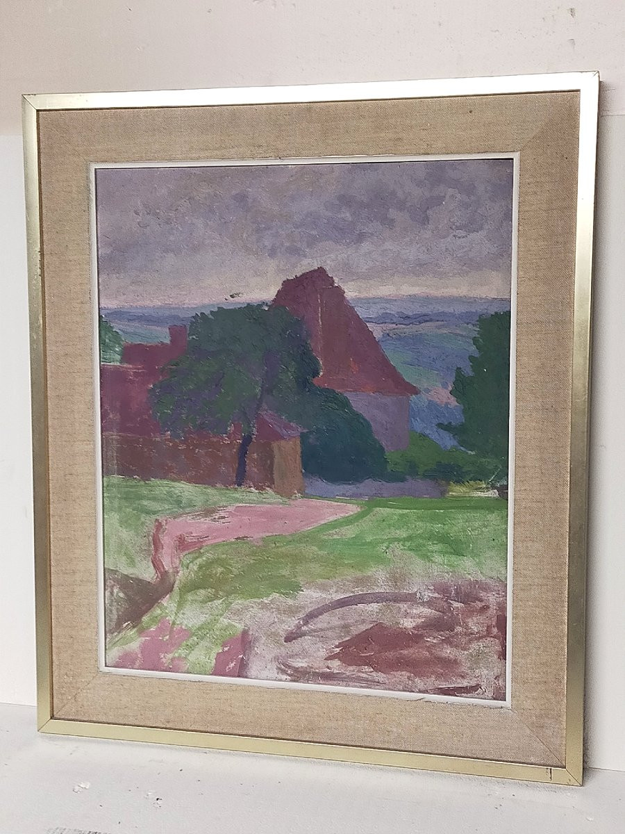 Léon Jouhaud (1874/1950) House In Limousin (crozant Bichet Creuse)-photo-2