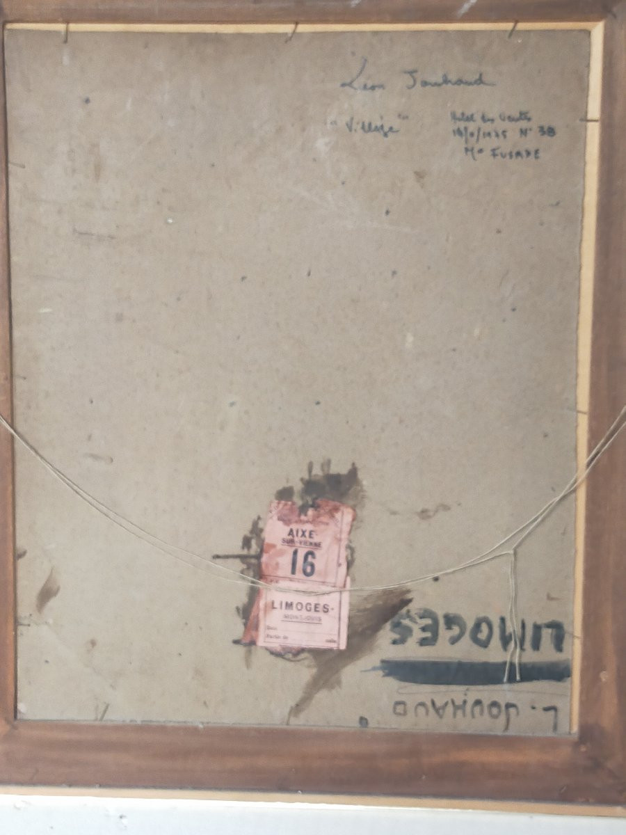 Léon Jouhaud (1874/1950) House In Limousin (crozant Bichet Creuse)-photo-4