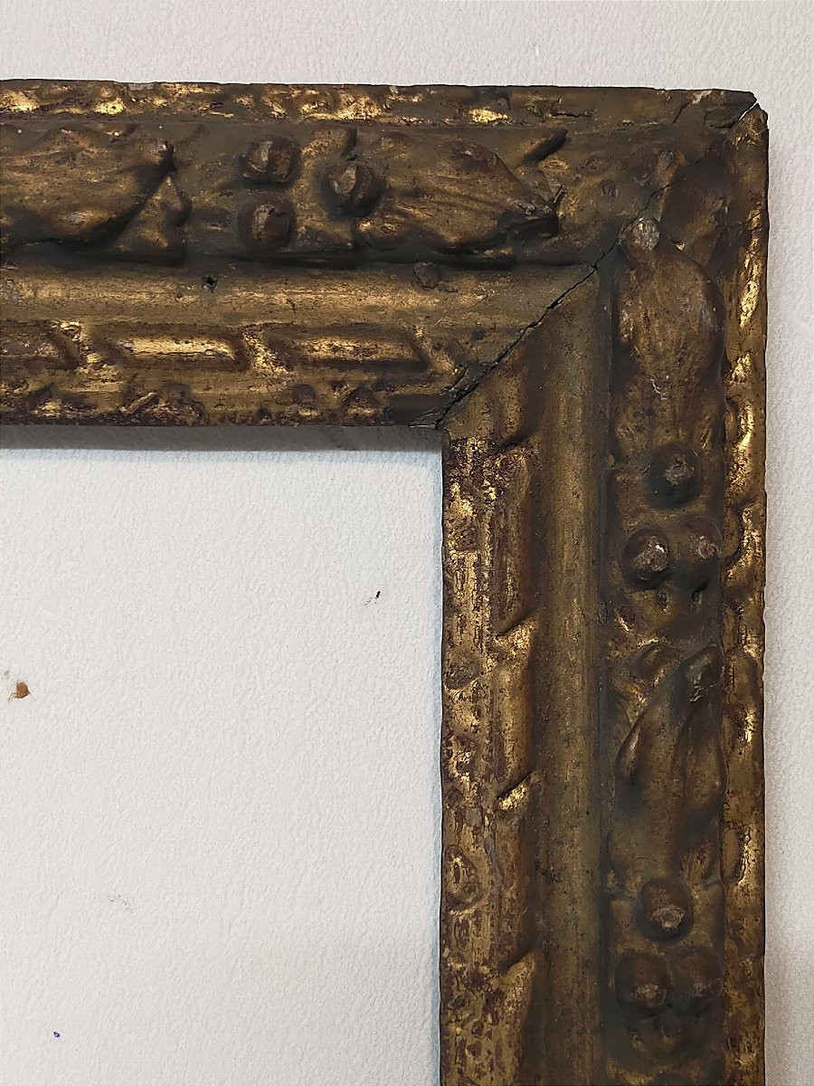 Grand cadre louis xiii xiv pour tableau 66cm x 36cm -photo-2