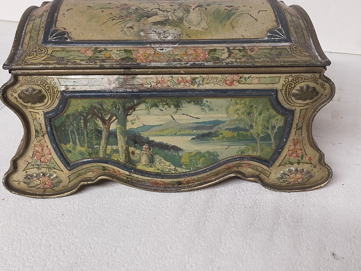 Boite de biscuit huntley et palmers londres -photo-3