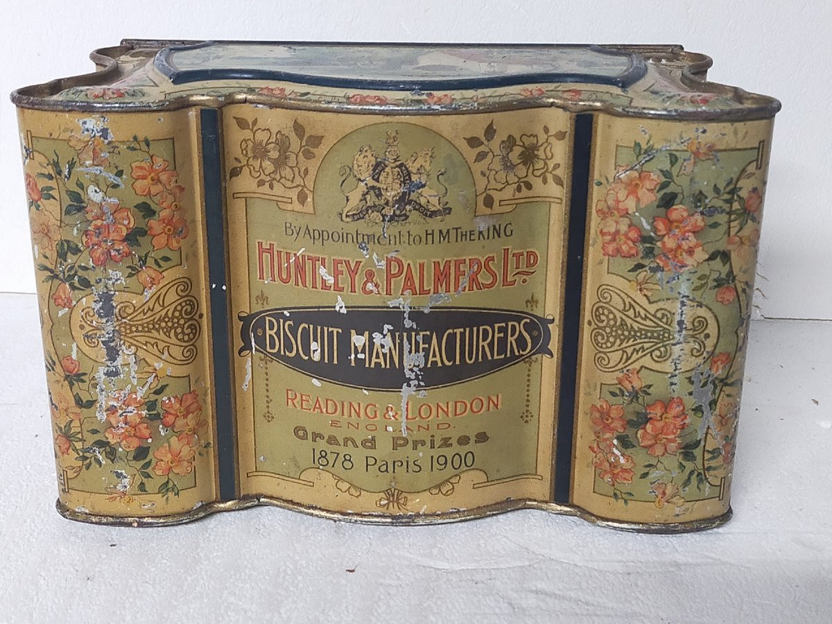 Boite de biscuit huntley et palmers londres -photo-4