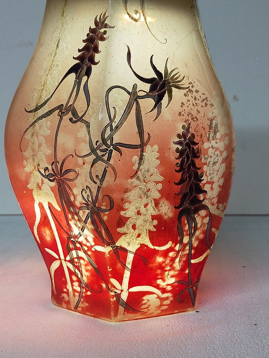 Émile GALLÉ (1846-1904) – Vase “Orchis bouc” circa 1898-1900 (nancy daum ..)-photo-4