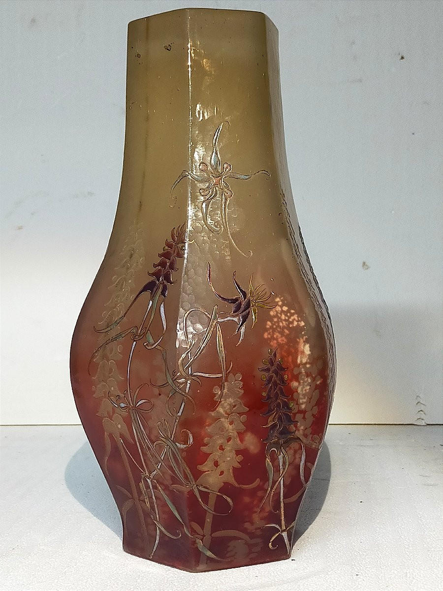 Émile GALLÉ (1846-1904) – Vase “Orchis bouc” circa 1898-1900 (nancy daum ..)-photo-2