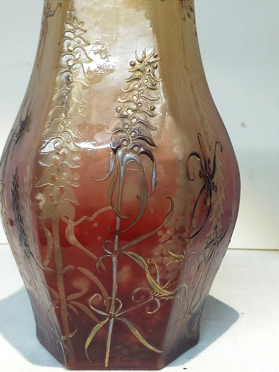 Émile GALLÉ (1846-1904) – Vase “Orchis bouc” circa 1898-1900 (nancy daum ..)-photo-4