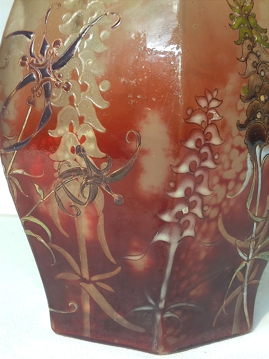 Émile GALLÉ (1846-1904) – Vase “Orchis bouc” circa 1898-1900 (nancy daum ..)-photo-5