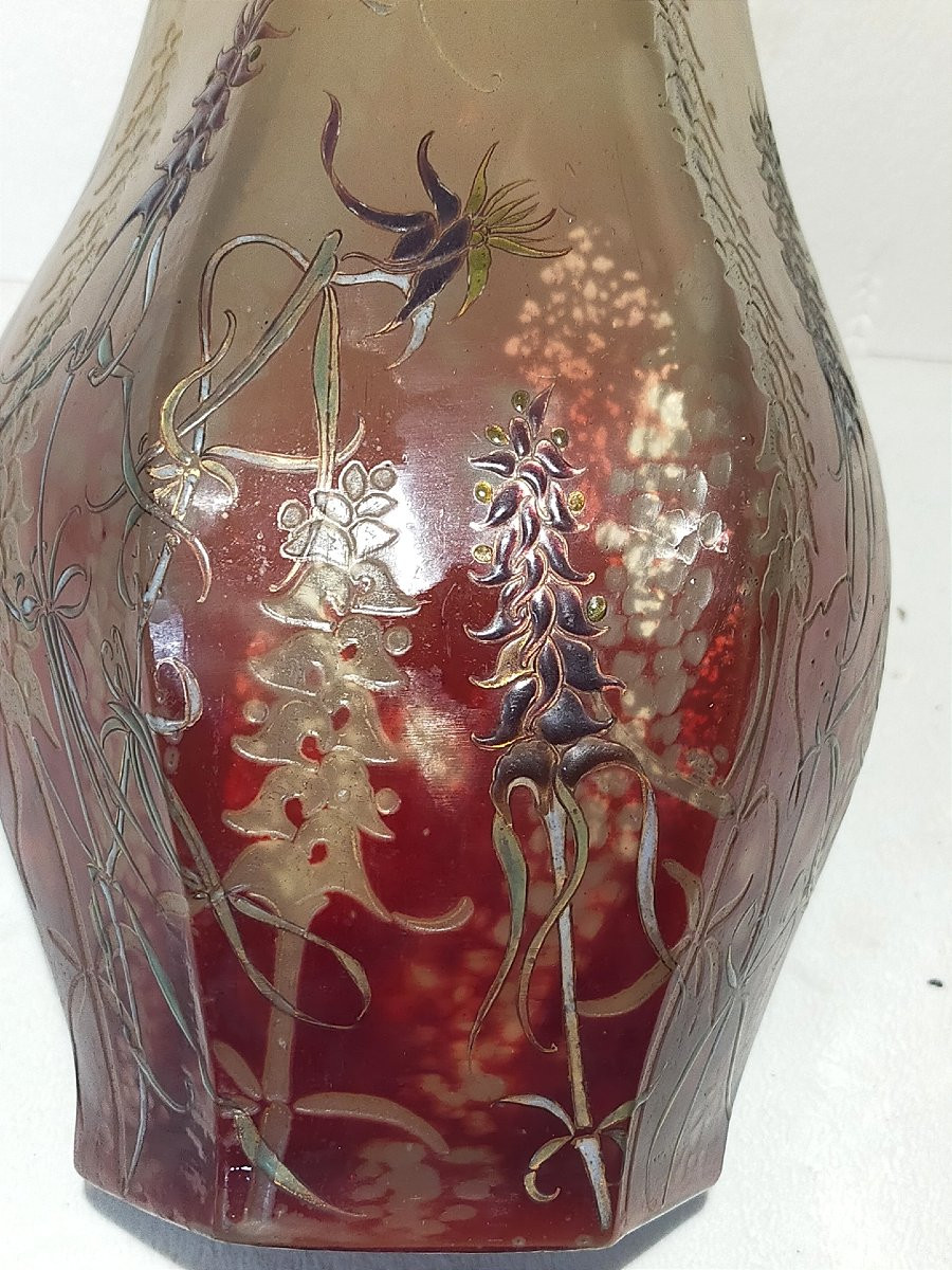 Émile GALLÉ (1846-1904) – Vase “Orchis bouc” circa 1898-1900 (nancy daum ..)-photo-6