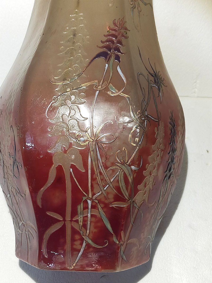 Émile GALLÉ (1846-1904) – Vase “Orchis bouc” circa 1898-1900 (nancy daum ..)-photo-7