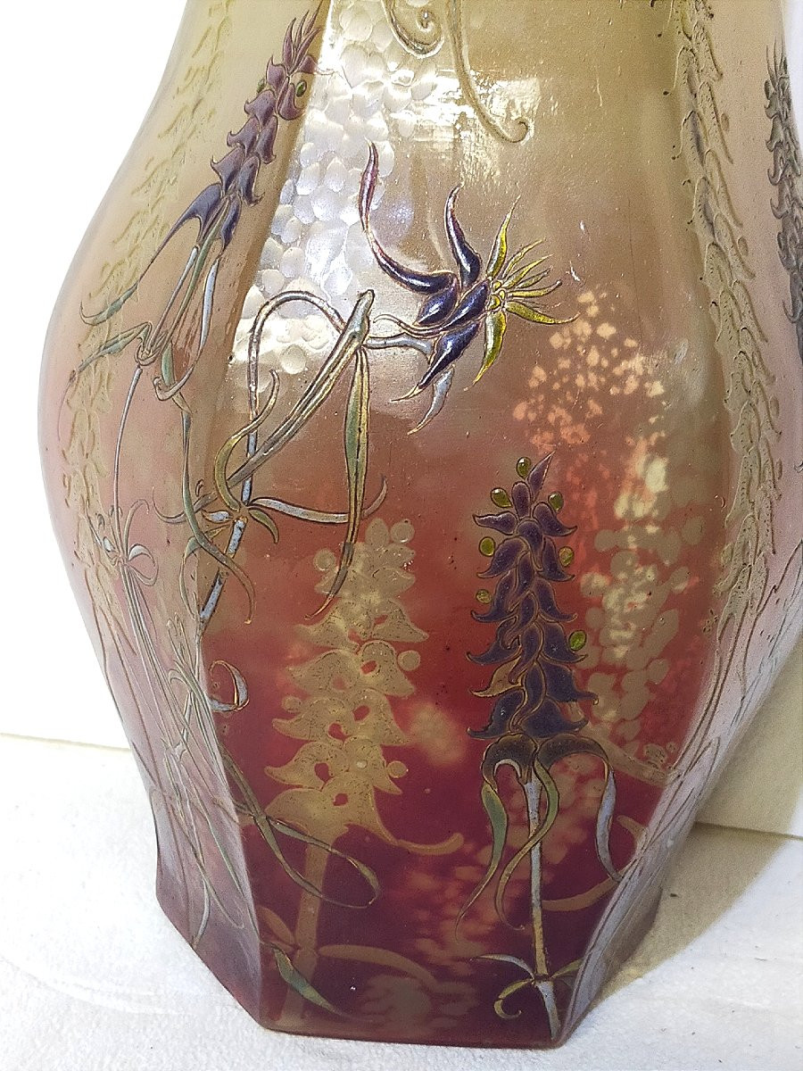 Émile GALLÉ (1846-1904) – Vase “Orchis bouc” circa 1898-1900 (nancy daum ..)-photo-8