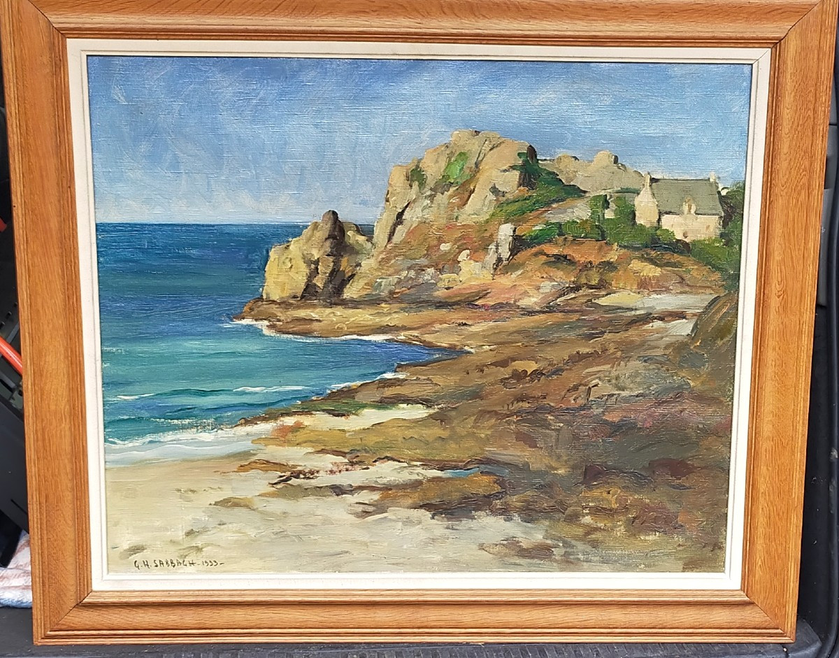 Georges H Sabbagh (1887-1951) Brittany La Clarté (crozant, Egypt)-photo-3