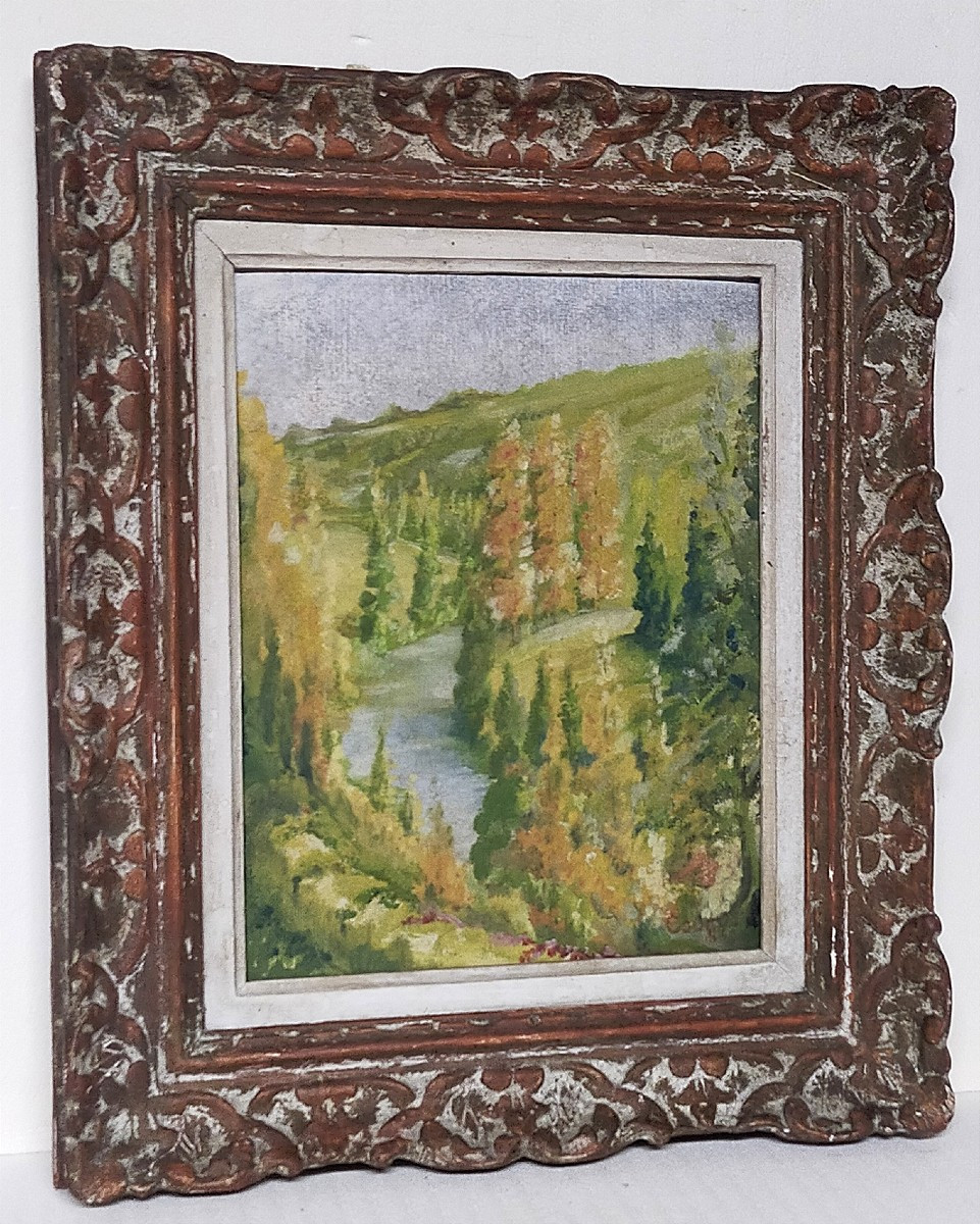 Marcel Coucy (1885-1964) Landscape Of The Creuse Region, Crozant School (detroy Gargilesse..)