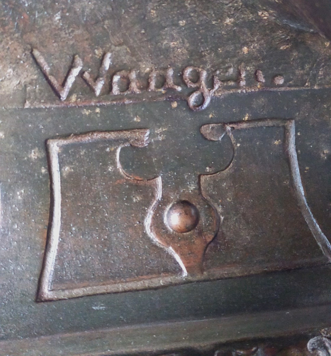 Pendule Arthur Waagen  "Le Temps C'est De L'Argent"-photo-1