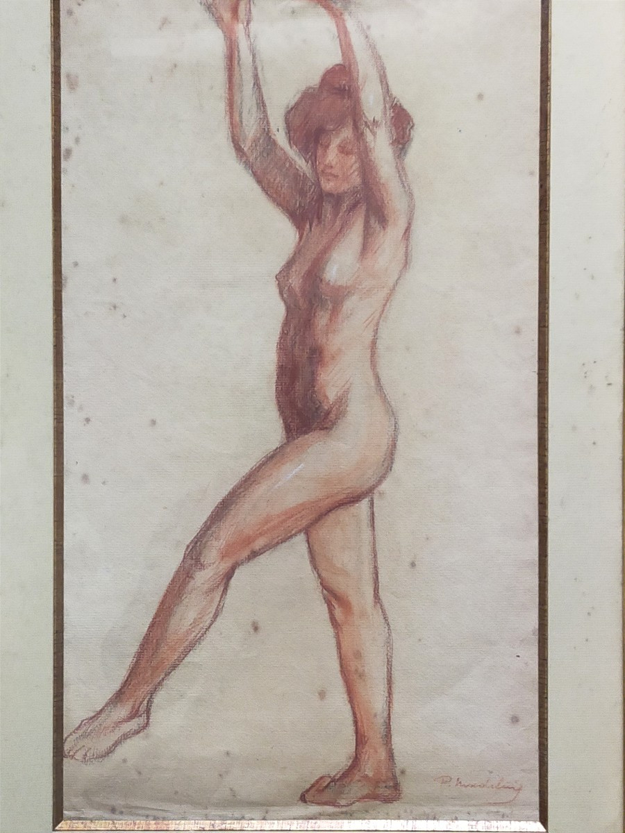 Paul Madeline (1863/1920)  La baigneuse sanguine Ecole de crozant ( detroy madeline alluaud...)