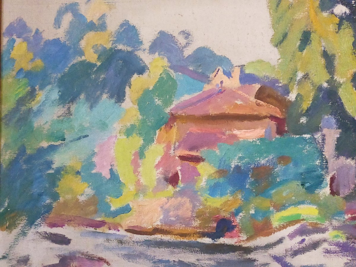 Henri Pailler (1876–1954)  École de Crozant – Moulin Environ De  Crozant -photo-4