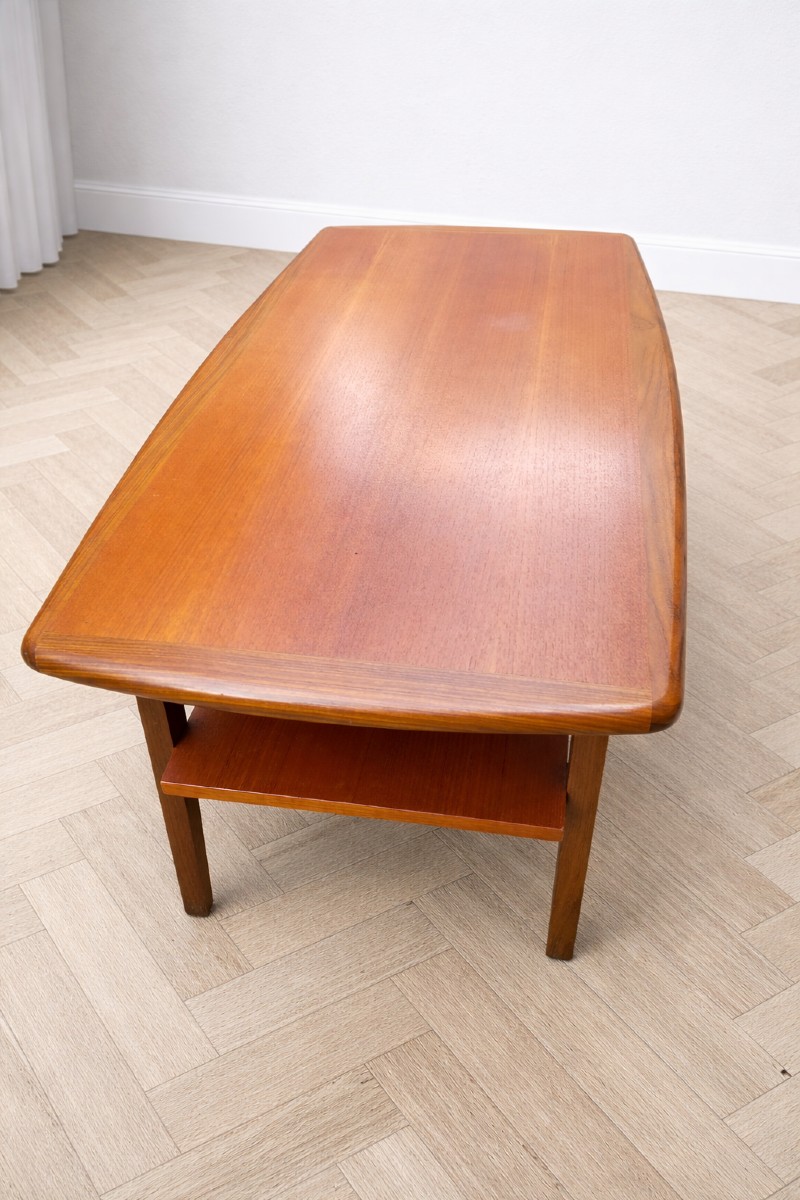 Table basse vintage  – Travail scandinave – XXe siècle-photo-2