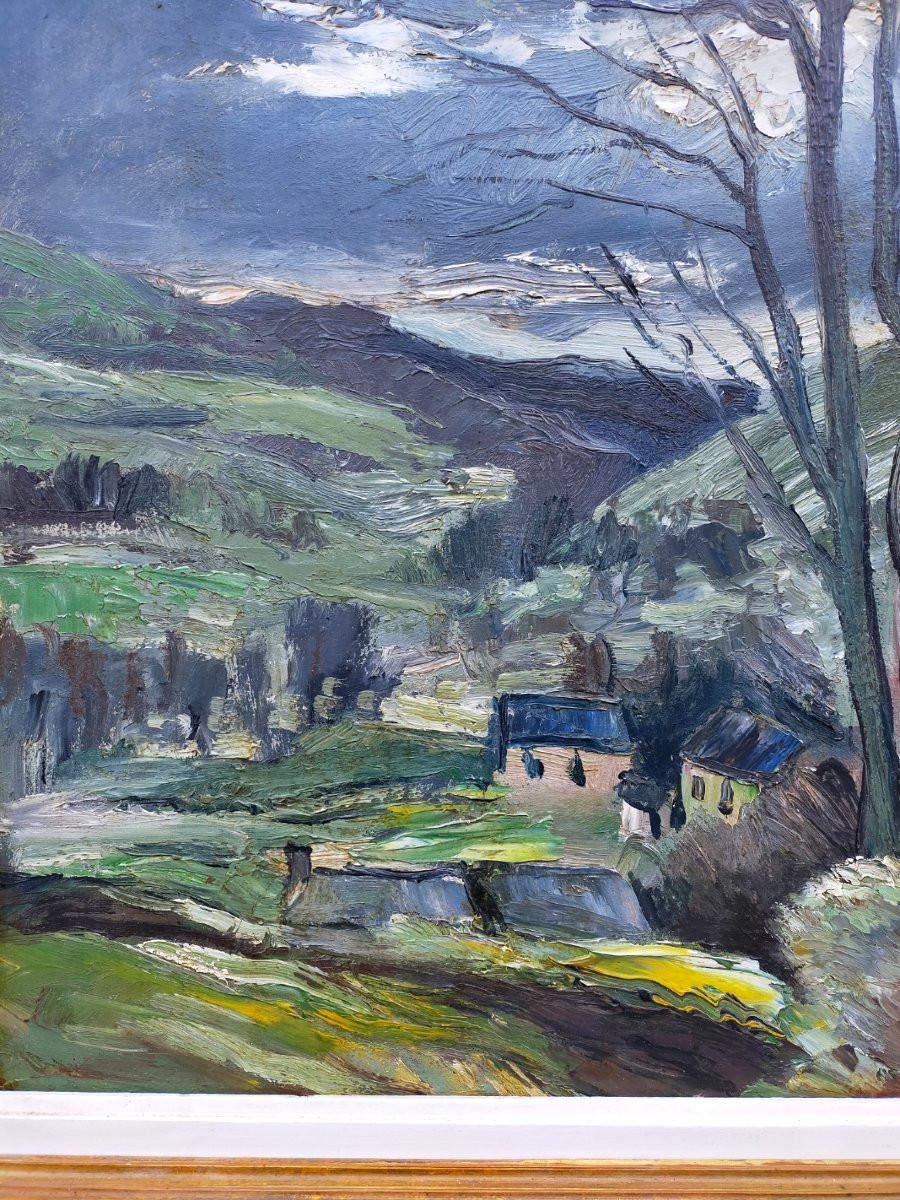 Landscape By Anders österlind (1887/1960) – Crozant School -photo-2