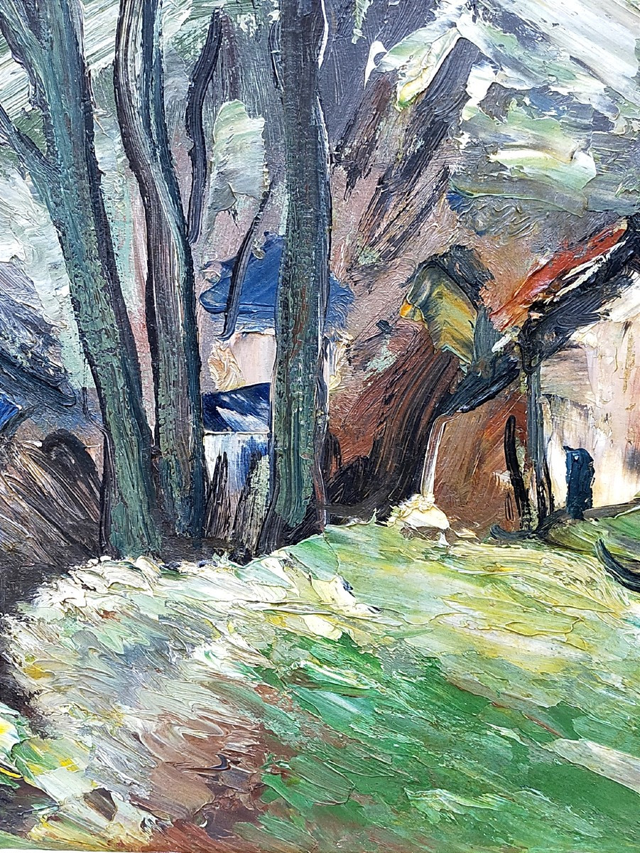 Landscape By Anders österlind (1887/1960) – Crozant School -photo-1