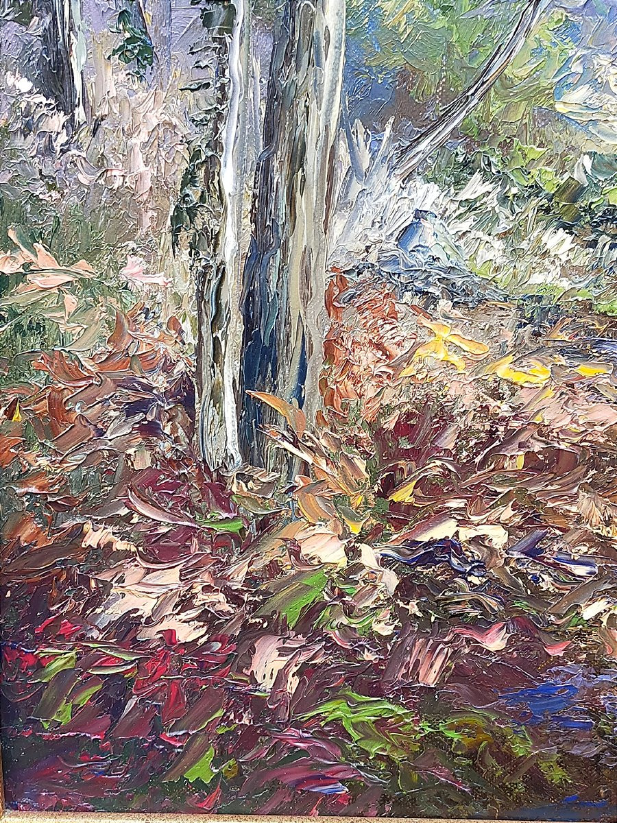 Gaston THIERY  les bois de T&eacute;neze Creuse Ecole de crozant ( alluaud guillaumin osterlind .)-photo-4