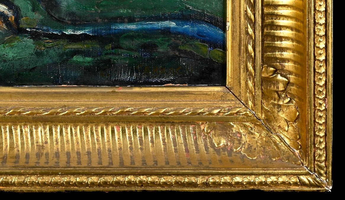 Georges Hanna Sabbagh (1887-1951) Resting By The Crozant Stream, Brittany, Egypt-photo-2