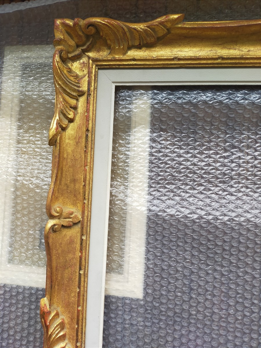 Cadre en bois sculpté 10p 38cm x 55 style Montparnasse -photo-2