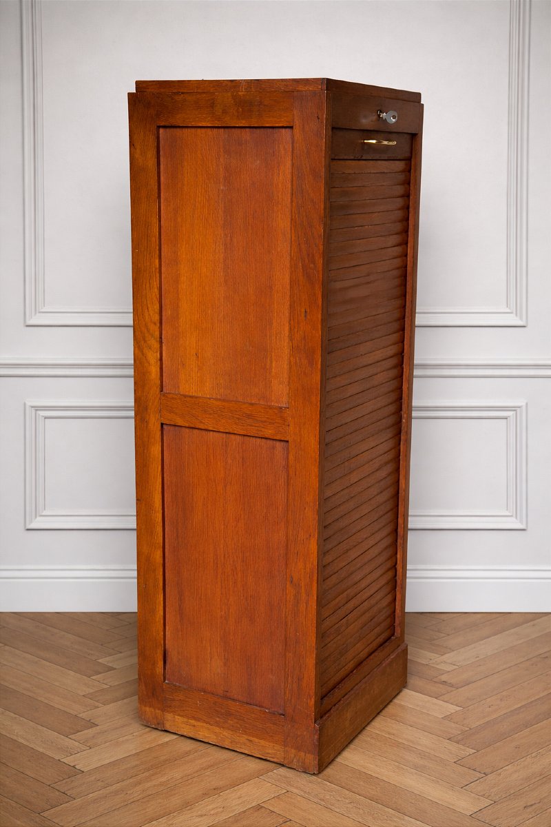 Light Oak Curtain Cabinet - Craft Furniture (chiffonnier )-photo-4