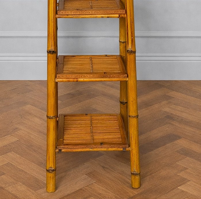 &Eacute;tag&egrave;re en bambou pliable ( pr&eacute;sentoir salle de bain ..)-photo-3