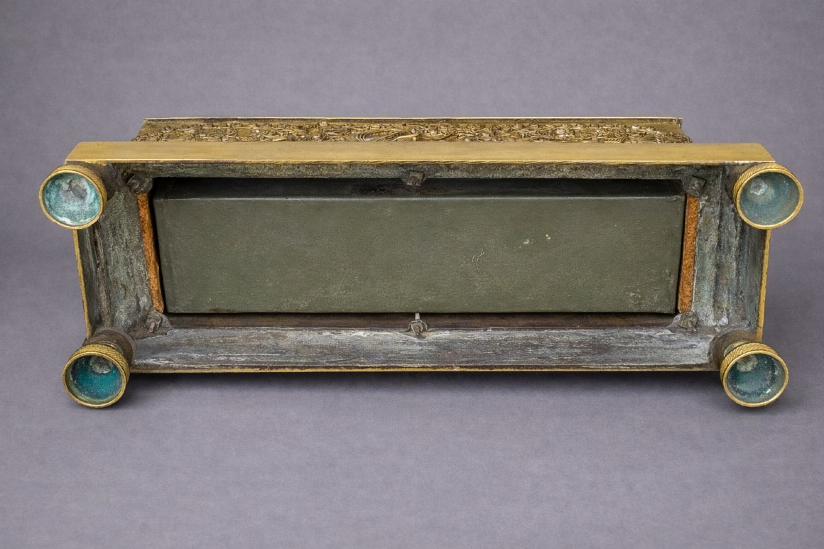 Jardini&egrave;re en bronze dor&eacute; d&rsquo;&eacute;poque Empire-photo-2