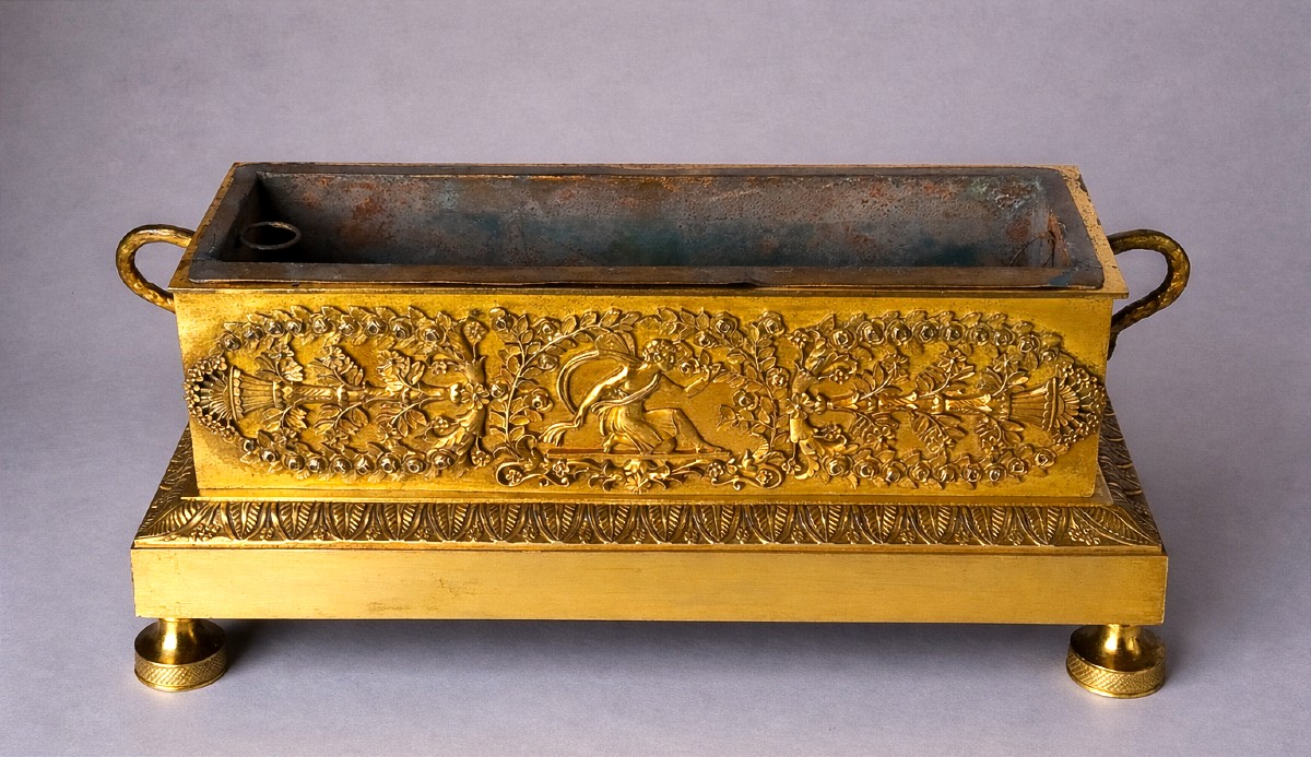 Jardini&egrave;re en bronze dor&eacute; d&rsquo;&eacute;poque Empire