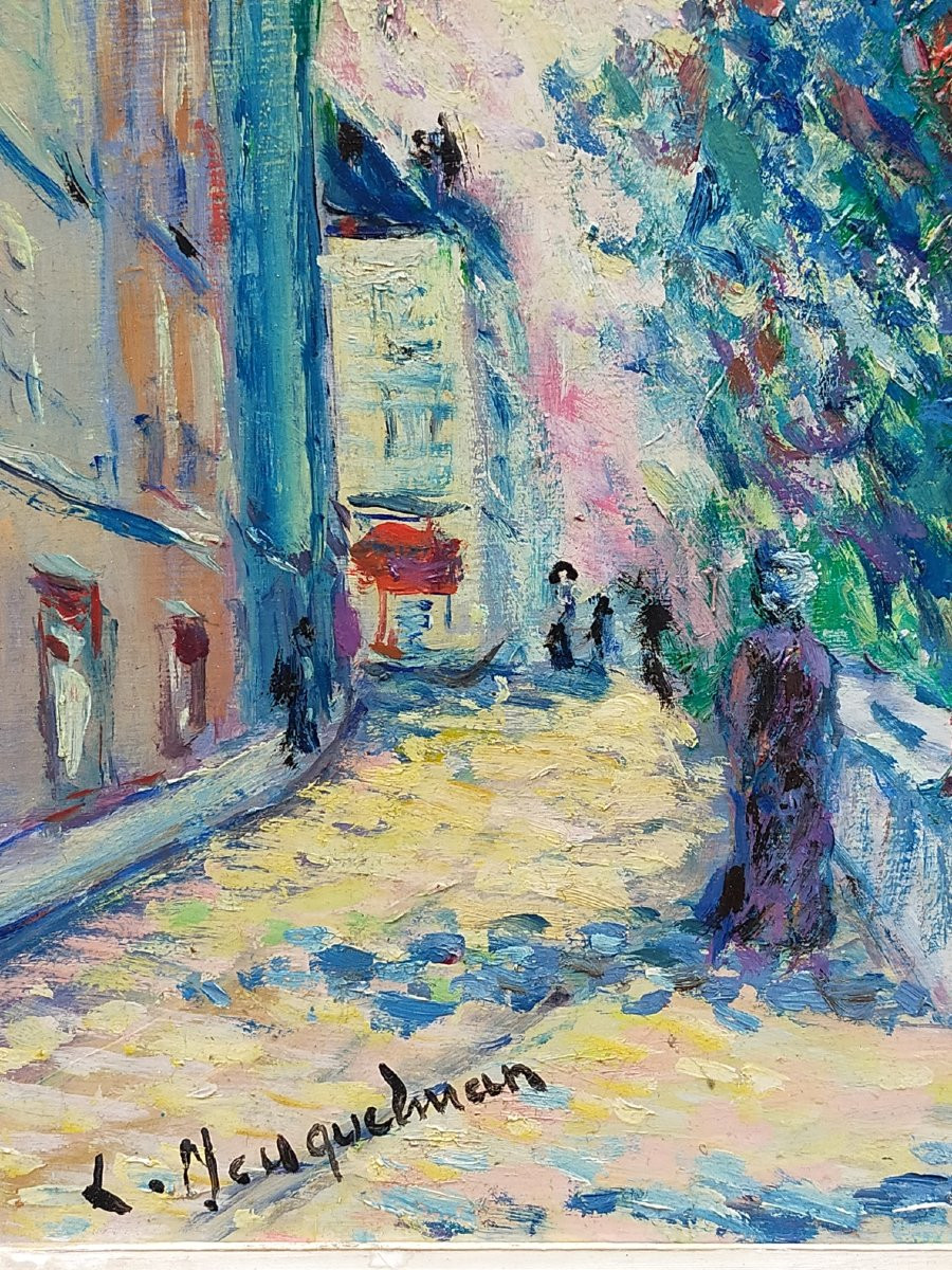 Lucien Neuquelman (1909/1988)- Paris -Le pont Marie  ( Othon Friesz bretagne  )-photo-2