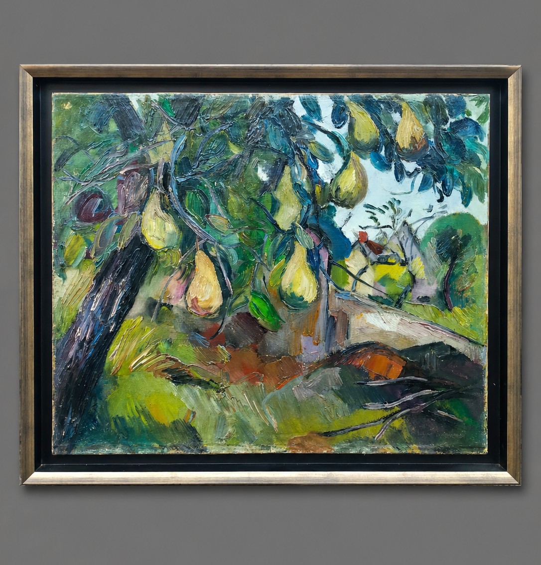 Anders Osterlind (1887-1960) Le Poirier 1920 Gargilesse - School Of Crozant ( Detroy Alluaud ..)