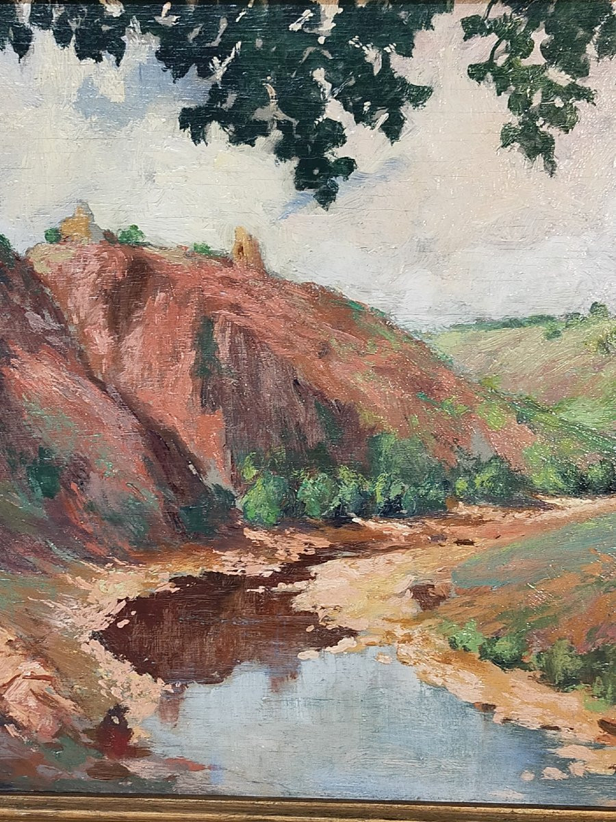 Paul Rue crozant la sedelle (1866/1954 ) ( alluaud ,detroy madeline )-photo-3