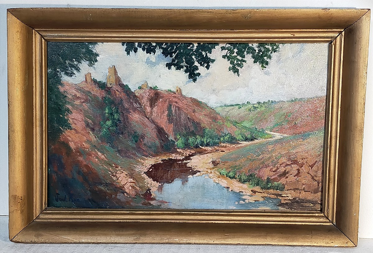 Paul Rue crozant la sedelle (1866/1954 ) ( alluaud ,detroy madeline )