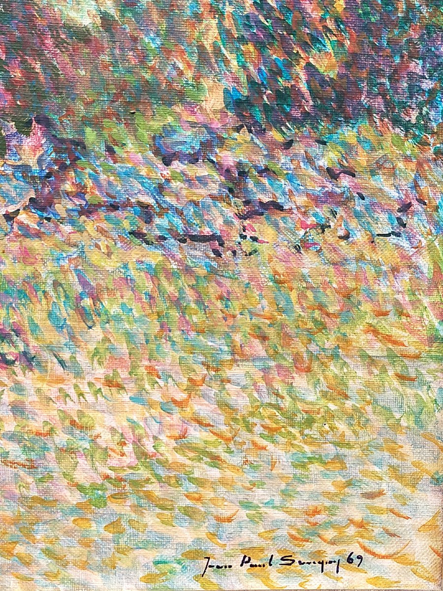 Jean-Paul Savigny (1933-2001) – Paysage divisionniste breton-photo-2